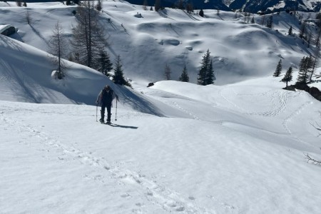 Schneeschuhwanderung mit Toni sen.