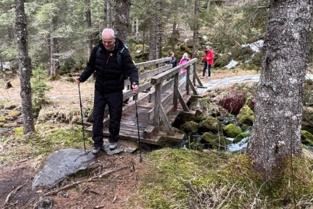 Wanderung mit Toni sen.