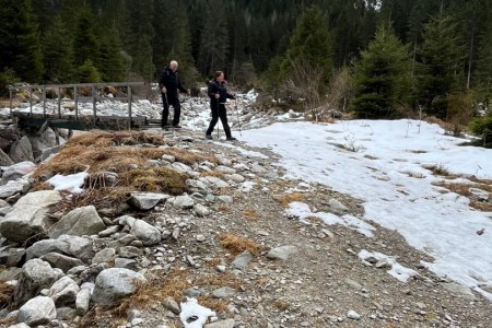 Wanderung mit Toni sen.