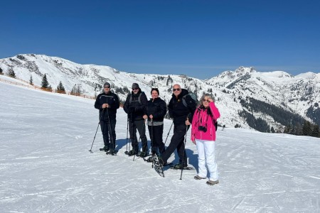 Schneeschuhwanderung mit Toni sen.