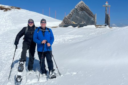 Schneeschuhwanderung mit Toni sen.