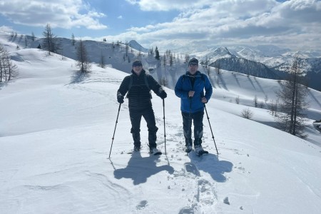 Schneeschuhwanderung mit Toni sen.