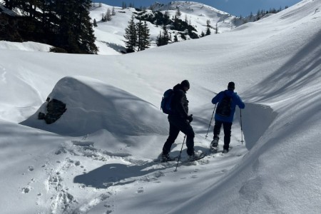 Schneeschuhwanderung mit Toni sen.