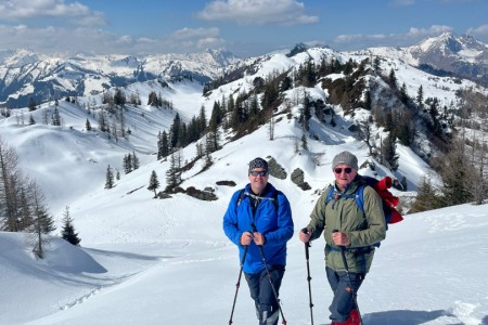 Schneeschuhwanderung mit Toni sen.