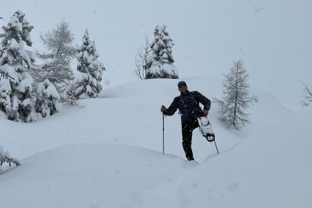 Schneeschuhwanderung mit Toni sen.