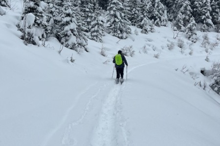 Schneeschuhwanderung mit Toni sen.