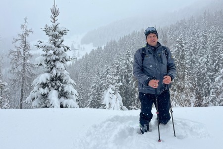 Schneeschuhwanderung mit Toni sen.