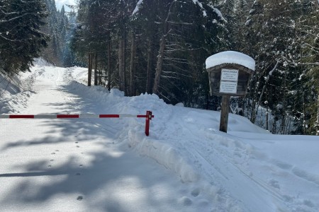 Karfreitag-Schneeschuhwanderung mit netten Stammg&auml;sten