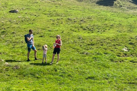Wanderung mit Toni Senior von Unterwandalm-Karseggalm-Breitenebenalm