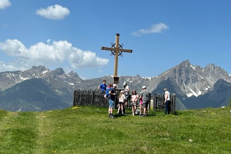 Wanderung mit Toni Senior von Unterwandalm-Karseggalm-Breitenebenalm