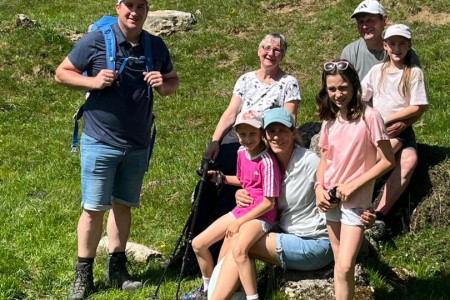 Wanderung mit Toni Senior von Unterwandalm-Karseggalm-Breitenebenalm