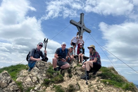 Wanderung mit Toni Senior zum Schuhflicker