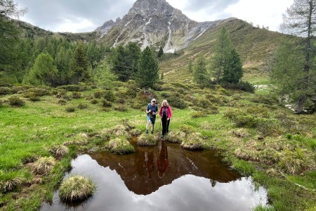 Wanderung mit Toni sen. im Gebiet der Filzmoosalm
