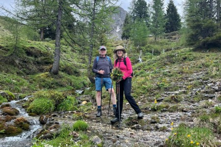 Wanderung mit Toni sen. im Gebiet der Filzmoosalm