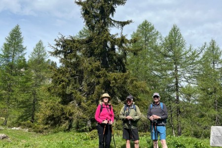 Wanderung mit Toni sen. im Gebiet der Filzmoosalm