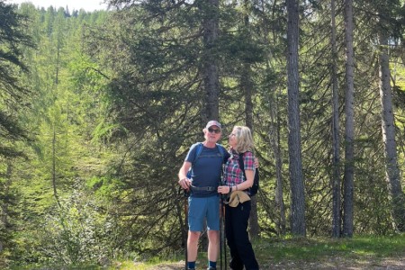Wanderung mit Toni sen. im Gebiet der Filzmoosalm