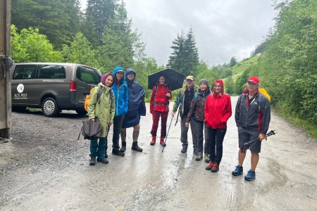 Wanderung mit Toni sen. zur Breitenebenalm