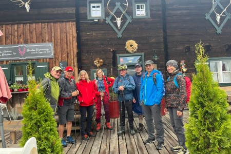 Wanderung mit Toni sen. zur Breitenebenalm