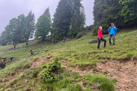Wanderung mit Toni sen. zur Breitenebenalm