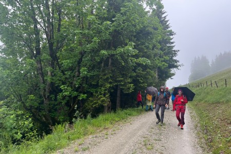 Wanderung mit Toni sen. zur Breitenebenalm