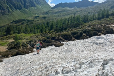 Wanderung mit Toni sen. zum Laagangk&ouml;pferl