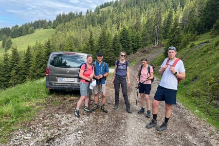 Wanderung mit Toni sen. zu den Spatlaken