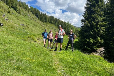 Wanderung mit Toni sen. zu den Spatlaken