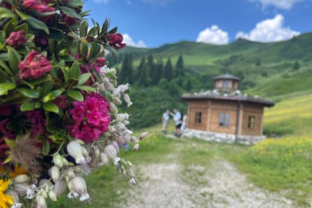 Wanderung mit Toni sen. zum Gro&szlig;arler-Sinnesweg
