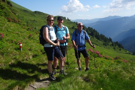 Wanderung mit Maria sen. zum Gamskarkogel