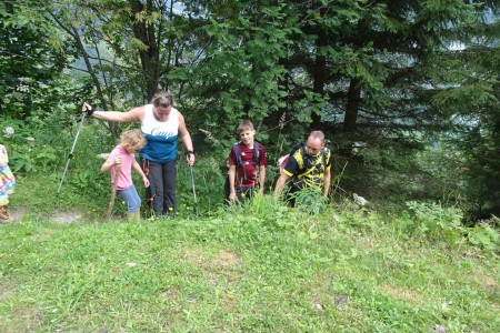 Wanderung mit Maria zur Hirschgrubenalm