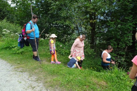 Wanderung mit Maria zur Hirschgrubenalm