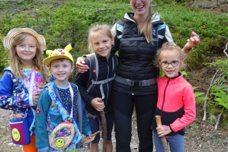 Wanderung mit Maria zur Hirschgrubenalm