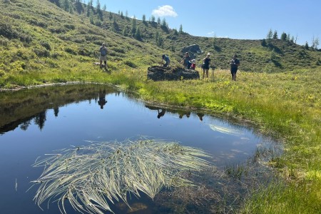 Wanderung mit Toni sen. zu den Tr&ouml;gseen