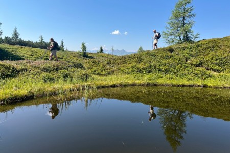 Wanderung mit Toni sen. zu den Tr&ouml;gseen
