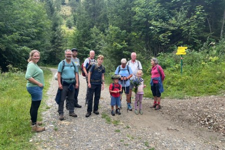 Wanderung mit Toni sen. zur Maurachalm