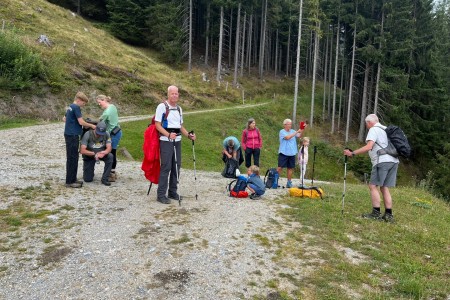 Wanderung mit Toni sen. zur Maurachalm