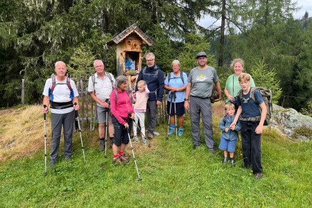Wanderung mit Toni sen. zur Maurachalm