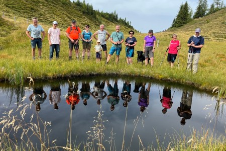 Stammgast Wanderung mit Toni Senior Spatlacken-Wetterkreuz-Saukaralm