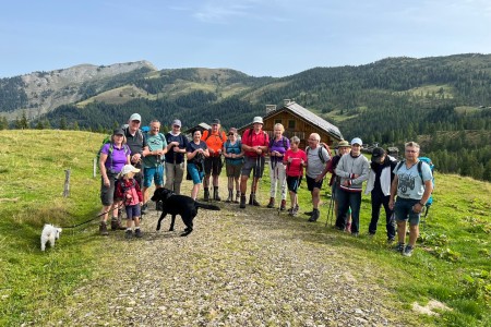 Stammgast Wanderung mit Toni Senior Spatlacken-Wetterkreuz-Saukaralm