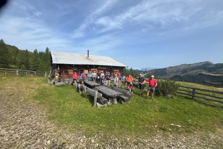 Stammgast Wanderung mit Toni Senior Spatlacken-Wetterkreuz-Saukaralm