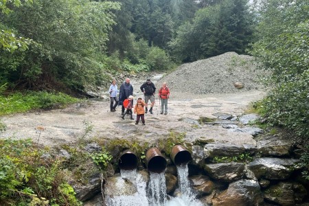 Wanderung mit Toni Senior zur Hubalm