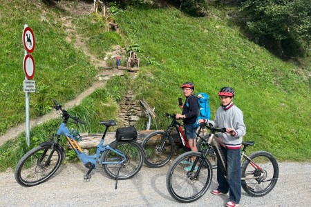 E-Bike Tour mit Toni Senior zur Kreealm