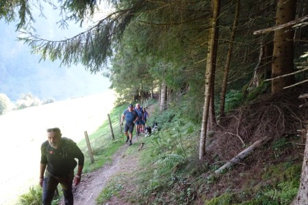 Wanderung mit Dominik zur Hirschgrubenalm