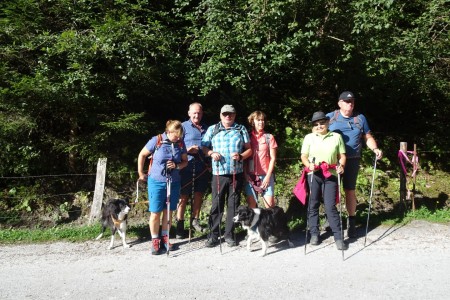 Wanderung mit Dominik zur Hirschgrubenalm