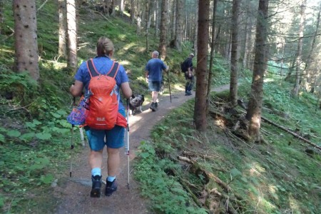 Wanderung mit Dominik zur Hirschgrubenalm