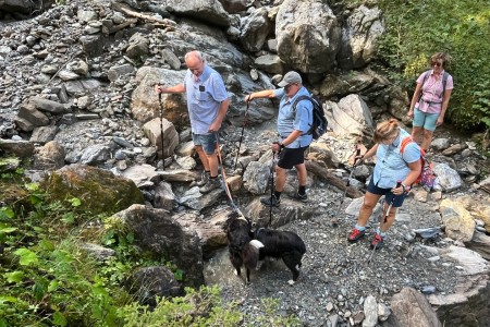 Wanderung mit Toni sen. zur Breitenebenalm