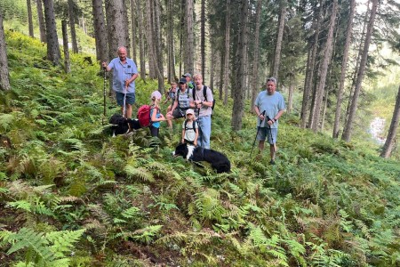 Wanderung mit Toni sen. zur Breitenebenalm