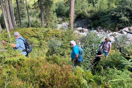 Wanderung mit Toni sen. zur Breitenebenalm