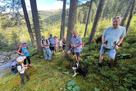 Wanderung mit Toni sen. zur Breitenebenalm