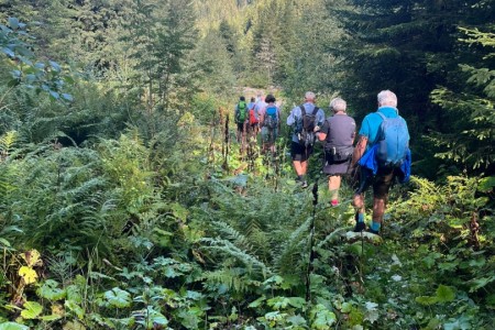 Wanderung mit Toni sen. zur Breitenebenalm